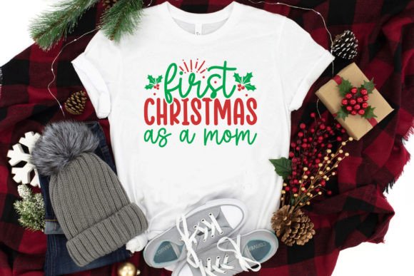 First Christmas As a Mom SVG Craft Review