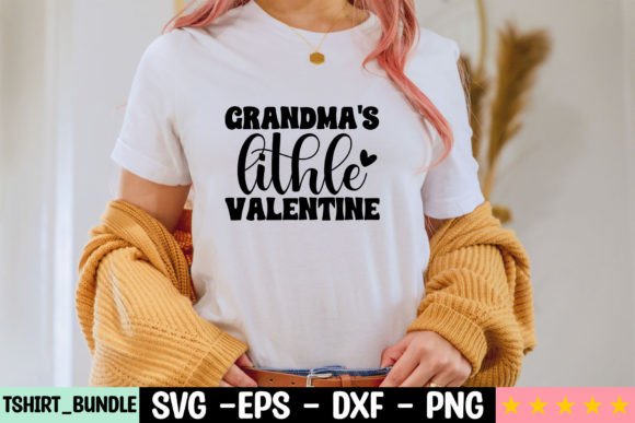 Grandma's Little Valentine Craft SVG: Perfect for T-Shirt Designs and Graphics