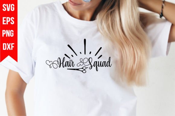 Hair Squad: Elevating T-Shirt Designs with Creative Graphics
