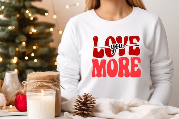 Love You More Retro T-Shirt: A Graphics Gem for Crafts
