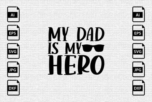 My Dad is My Hero: A Heartfelt Embroidery Design