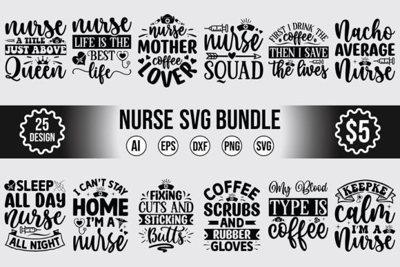 Nurse SVG Designs for Crafts and Graphics
