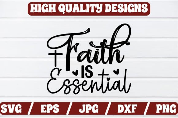 Review: Faith is Essential Craft SVG for Embroidery