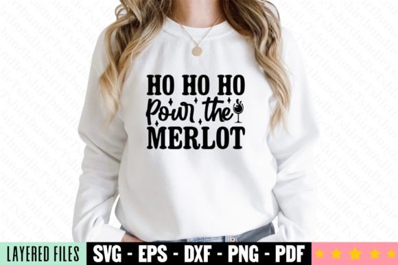 Review: HOHOHO Pour the Merlot Craft SVG for T-Shirt Designs