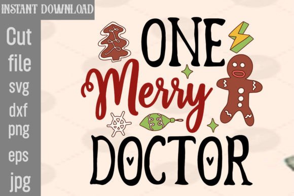 Review: One Merry Doctor SVG Cut File for T-Shirt Designs