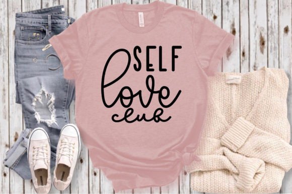 Self Love Club SVG Craft: Perfect for T-Shirts and Graphics