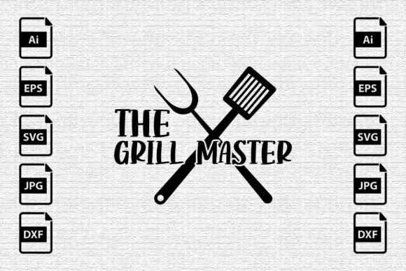The Grill Master, SVG Shirt Design for T-Shirt Graphics